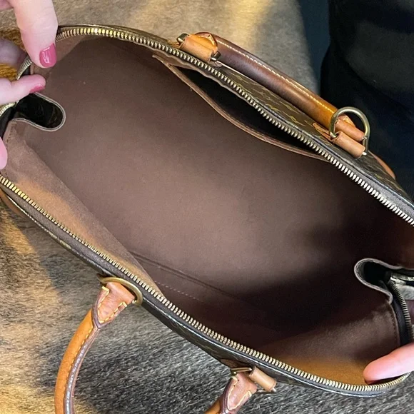 Louis Vuitton LV Hand Bag Alma Brown Monogram - Picture 2 of 8